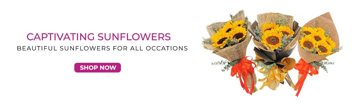 Affordable Sunflower Flower Bouquets