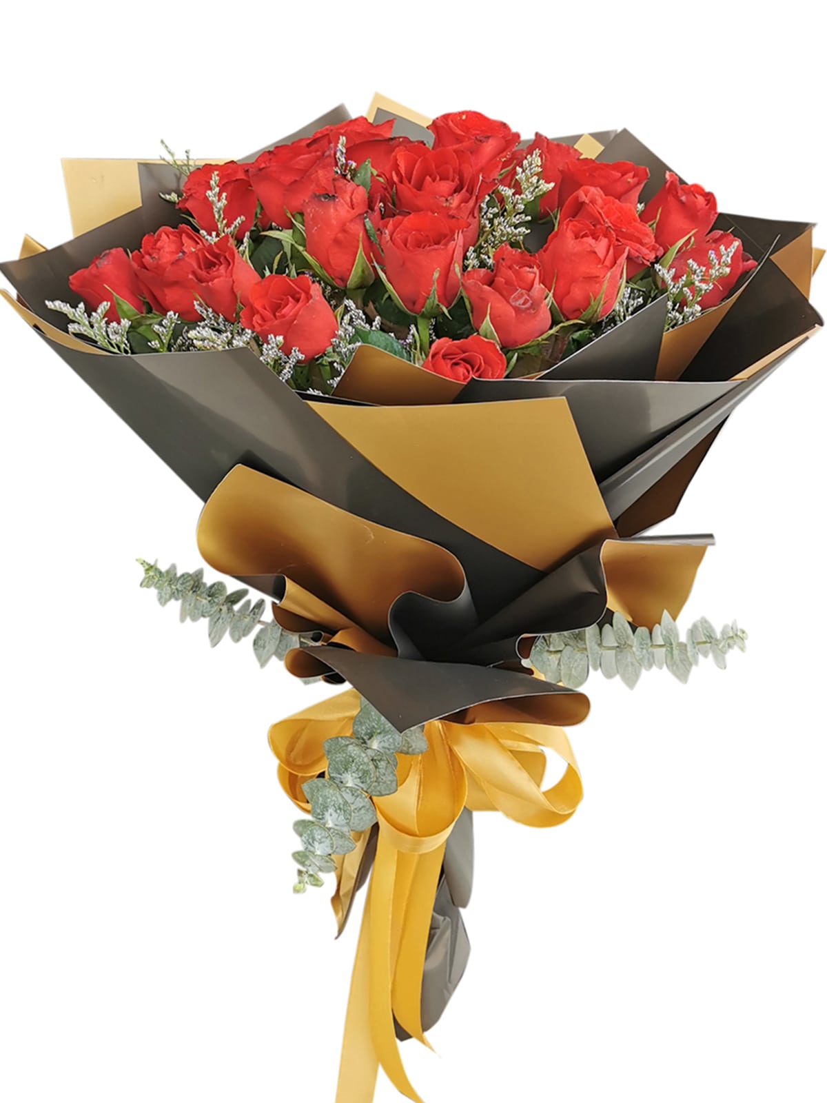 Red Roses 24 Korean Black Gold