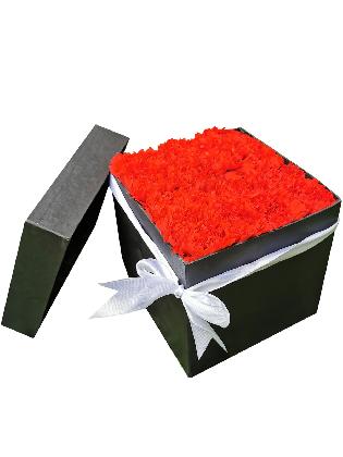 123 Red Carnation Love Box 002
