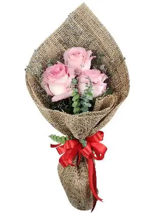 Pink Roses Bouquet