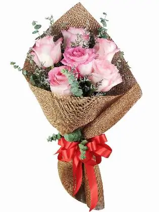 Pink Roses Bouquet