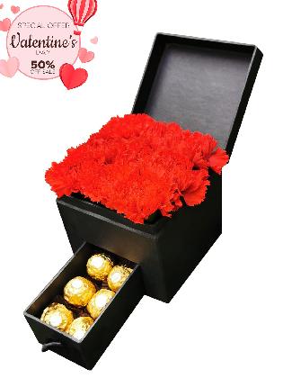 10 carnation box