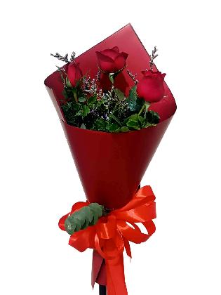 Ruby Romance Red roses bouquet